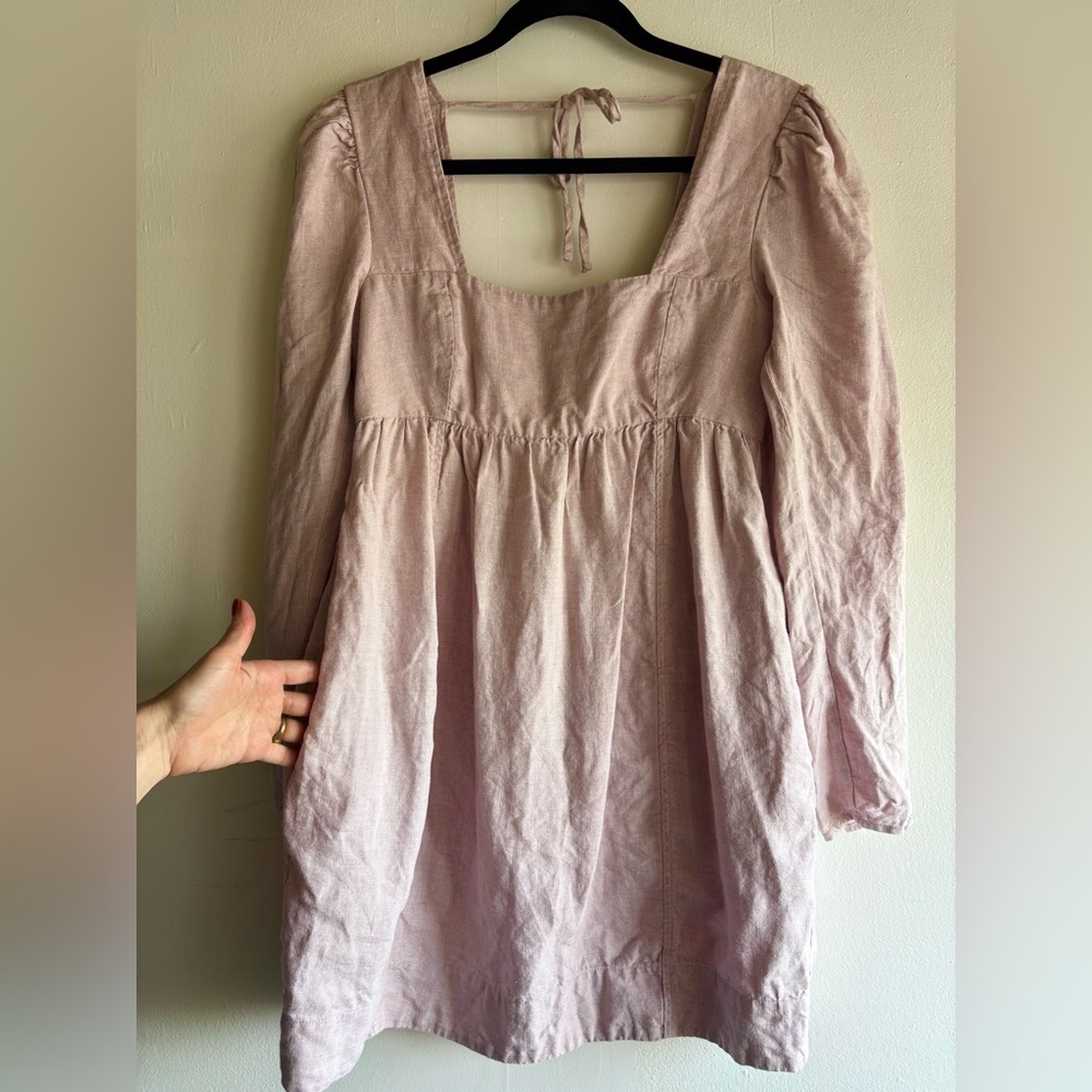 Ganni Hemp Babydoll Dress